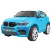 Акумулаторна кола BMW X6 M двуместна XXL боядисана синя