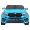 Акумулаторна кола BMW X6 M двуместна XXL боядисана синя