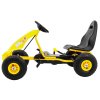Dětská šlapací motokára Chamiopn žlutá1