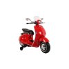 Dětský elektrický skútr Vespa GTS červený2