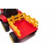 Elektrický traktor s vlečkou T2 červený8