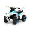 dětská elektrická čtyřkolka race policie bílá (1)