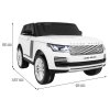 Dětské elektrické autíčko Range Rover HSE bílé 1