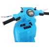 Dětský elektrický skútr Vespa modrý 5