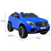 Elektrické autíčko Mercedes GLC 63S 4x4 LCD modré 1