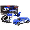Policejní vozidla auto a vrtulník1