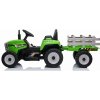 Elektrický traktor s vlečkou T2 Blow zelený4