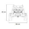 Elektrické autíčko Buggy Maverick Can Am 2x24V 4x200W červené27