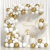 Balónková girlanda XXL zlatá 120 ks2