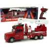 Пожарна кола с дистанционно управление, светлини и звуци, червена