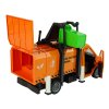 Камион за боклук с оранжеви кофи за смет