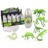 198435 3d kostra dinosaura ve vejci svitici v temnote