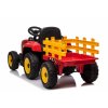 Elektrický traktor s vlečkou T2 červený 12V7Ah EVA kola04