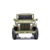 Dětský elektrický vojenský Jeep Willys světlé zelený2
