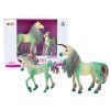212542 sberatelske figurky jednorozec s mladetem zelene 2 ks