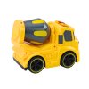 Строителна кола - бетономиксер с въртене, светлини и звуци, жълт