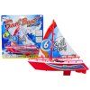 220507 plovouci lodka na baterie cervena