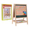 Dětská dřevěná oboustranná tabule s písmeny a čísly1
