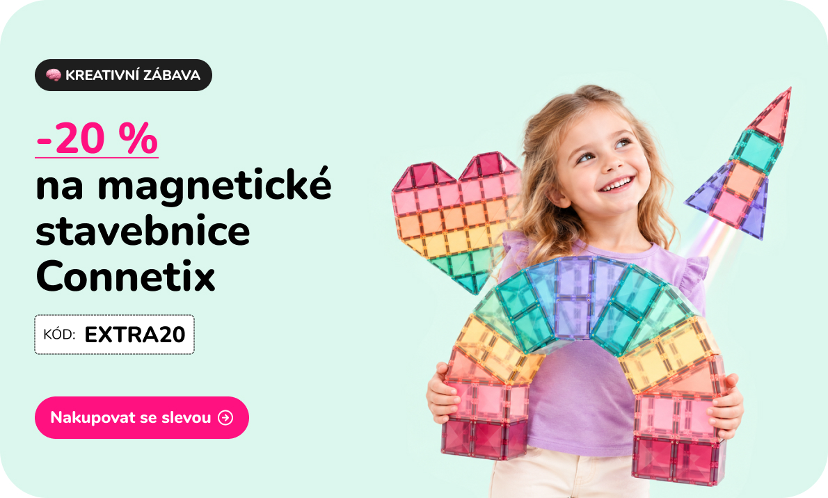 Magnetické stavebnice se slevou 20 %
