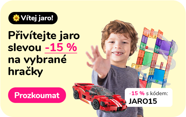 Přivítejte jaro slevou -15 % na vybrané hračky
