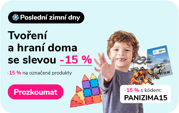 Tvoření a hraní doma se slevou -15 %