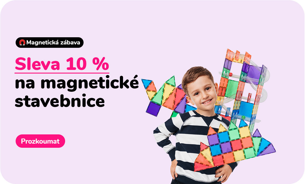 Sleva 10 % na magnetické stavebnice
