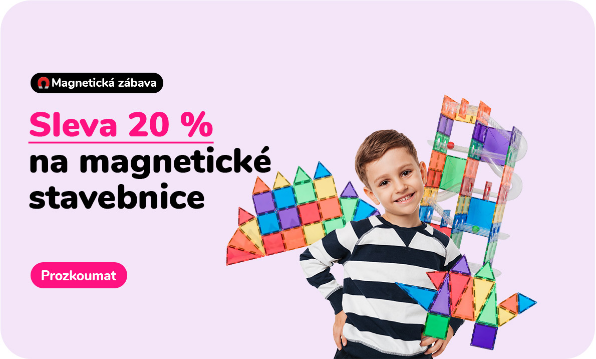 Sleva 20 % na magnetické stavebnice
