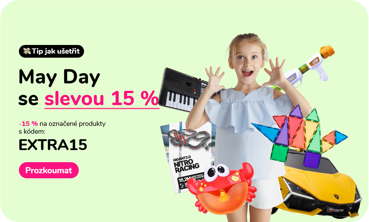 May Day se slevou 15 %