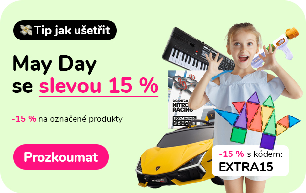 May Day se slevou 15 %