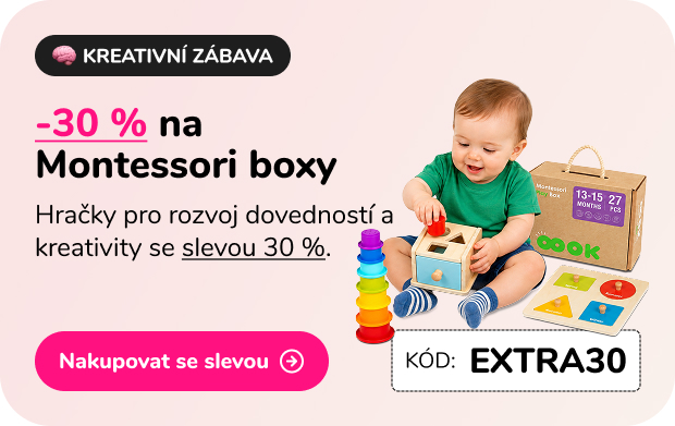 -30 % na Montessori boxy
