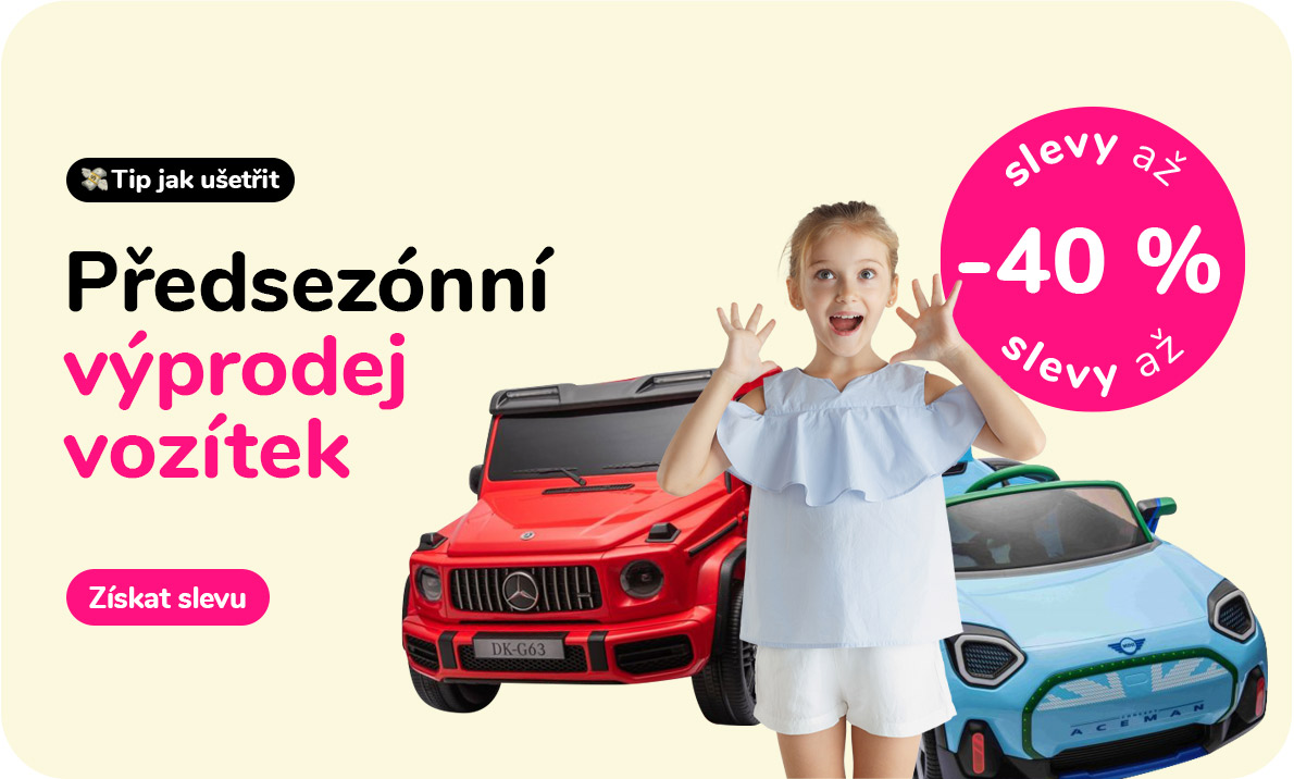 Předsezónní výprodej vozítek - slevy až -40 %