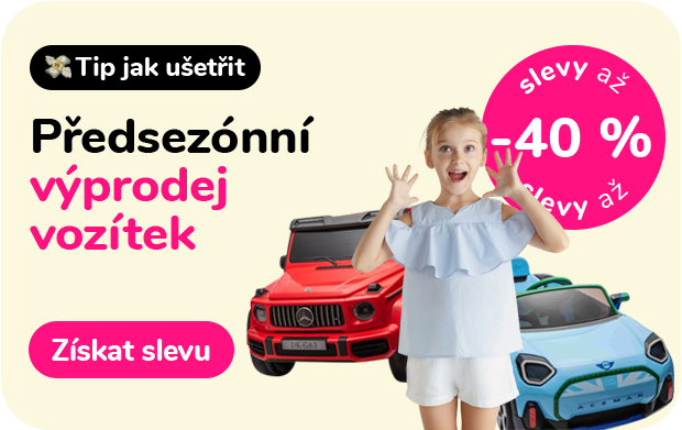 Předsezónní výprodej vozítek - slevy až -40 %