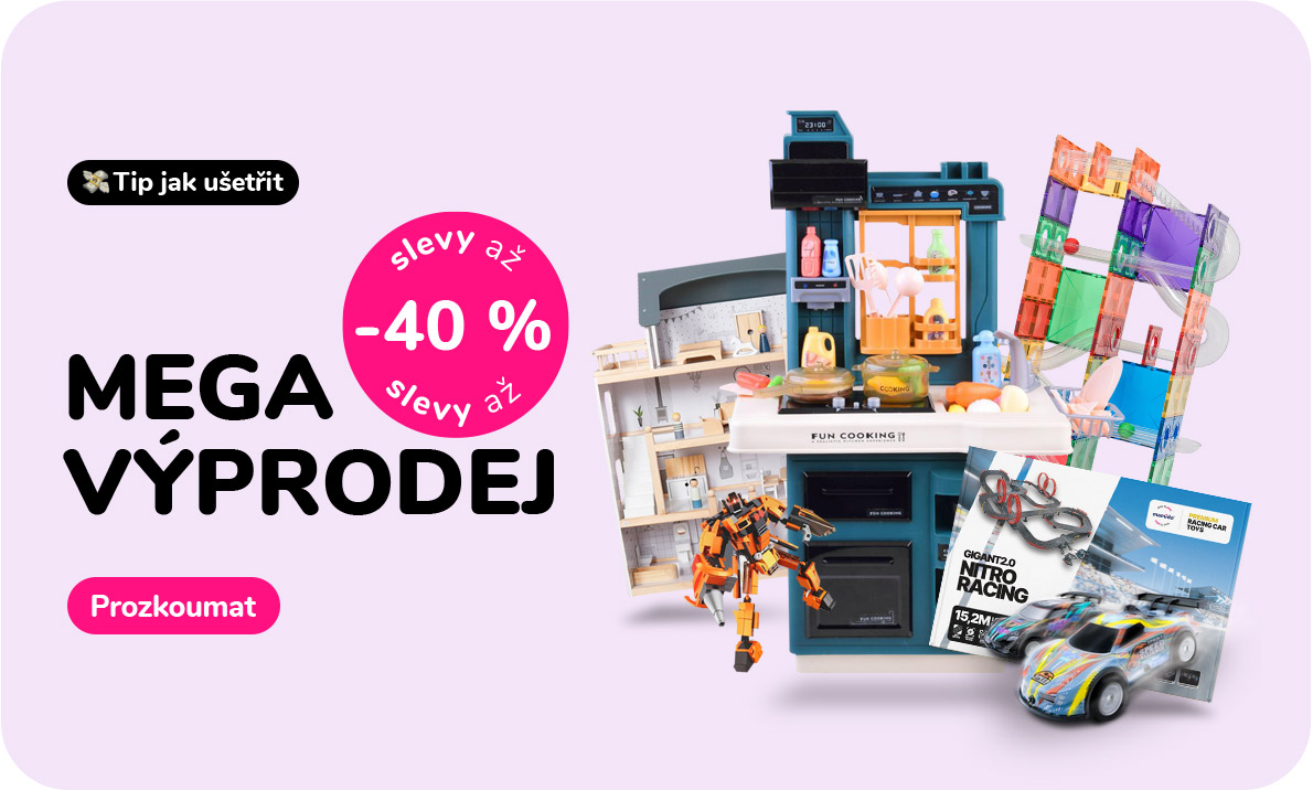 Mega výprodej hraček slevy až 40 %