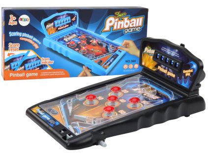 Kuličková hra Pinball se světly a zvuky s výsledkovou tabulkou
