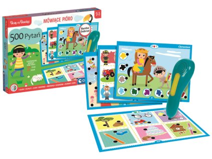 Mluvící pero 500 otázek Clementoni 50782
