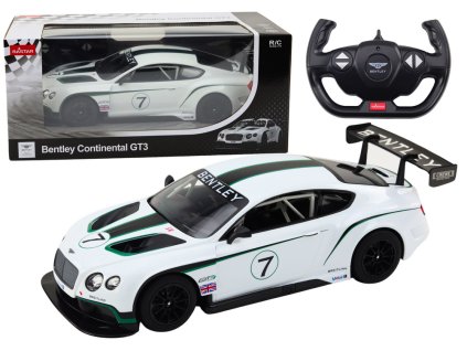 Auto na dálkové ovládání R/C Bentley Continental GT3 1:14 Rastar bílé