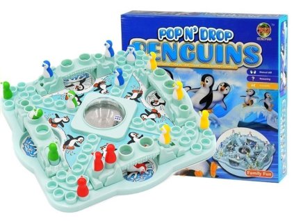 Rodinná hra Člověče, nezlob se - Závod tučňáků