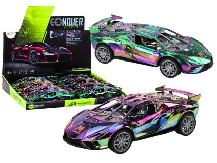 Sportovní autíčko s efekty barevný chameleon
