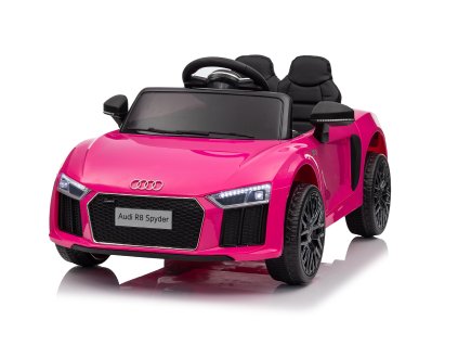 Mamido RIDE on CAR Elektrické autíčko Pojazd na akumulator Elektromos kisauto Audi R8 HL1818 NEW PINK (3)