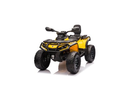 Dětská elektrická čtyřkolka Can Am Outlander ATV 4x200W žlutá01