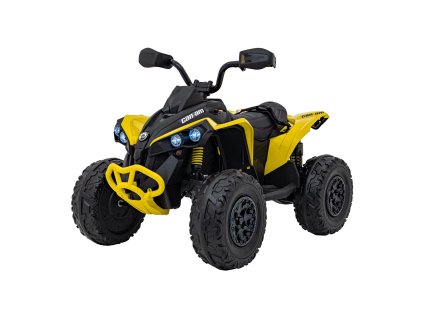 Dětská elektrická čtyřkolka Maverick ATV 2x200W žlutá01