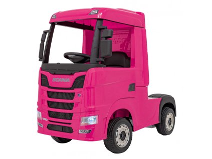 pojazd scania r serie rozowy