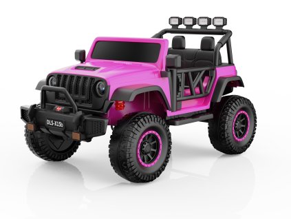 227067 6 elektricke auticko buggy big foot 4x4 ruzove 24v 800w 60 kg eva led 2 4ghz eco kuze