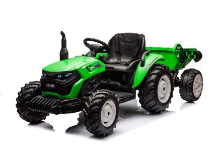 pol pl Traktor Na Akumulator HC 306 Z Przyczepa Jasno Zielony 24V 25073 2
