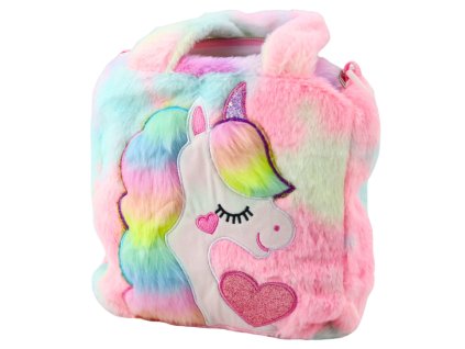 pol pl Pluszowa Torba Dziecieca Z Jednorozcem Regulowane Ramie Pastelowa 24x9cm 24893 1