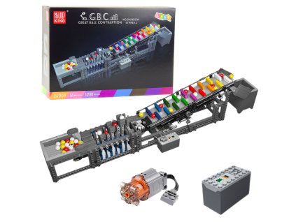 pol pl Klocki Konstrukcyjne Tor Na Kulki Z Silnikiem Elektrycznym 1281 el 23681 1