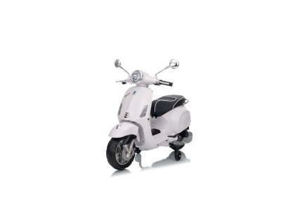 pojazd skuter vespa roma bialy