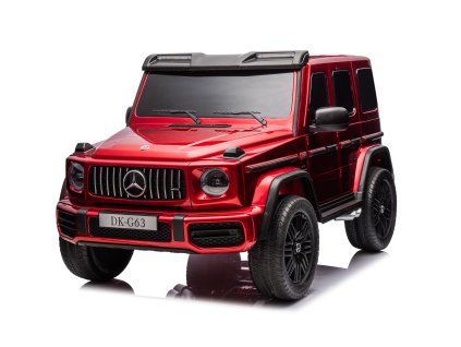 Elektrické autíčko Mercedes G63 AMG 2x24V 4x200W XXL + MP4 lakované červené