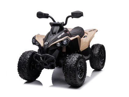 Dětská elektrická čtyřkolka Can-Am Renegade | R/C | 180W | 4x4 | 12V14Ah | EVA béžová