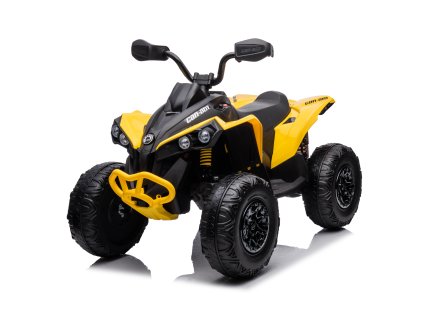 234450 3 detska elektricka ctyrkolka can am renegade r c 180w 4x4 12v14ah eva zlute